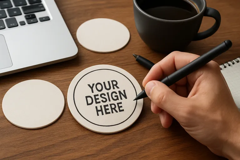 Hoe je je eigen ontwerp voor bierviltjes maakt